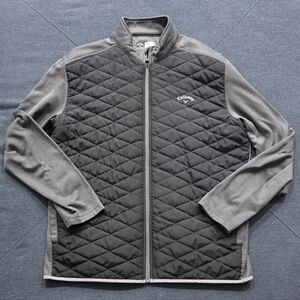 Callaway Men's Charcoal and Black Puffer Jacket